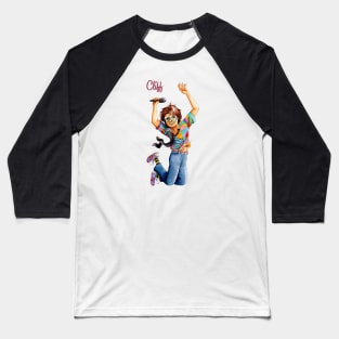 Cliff Caricature Cliff Richard funny Baseball T-Shirt